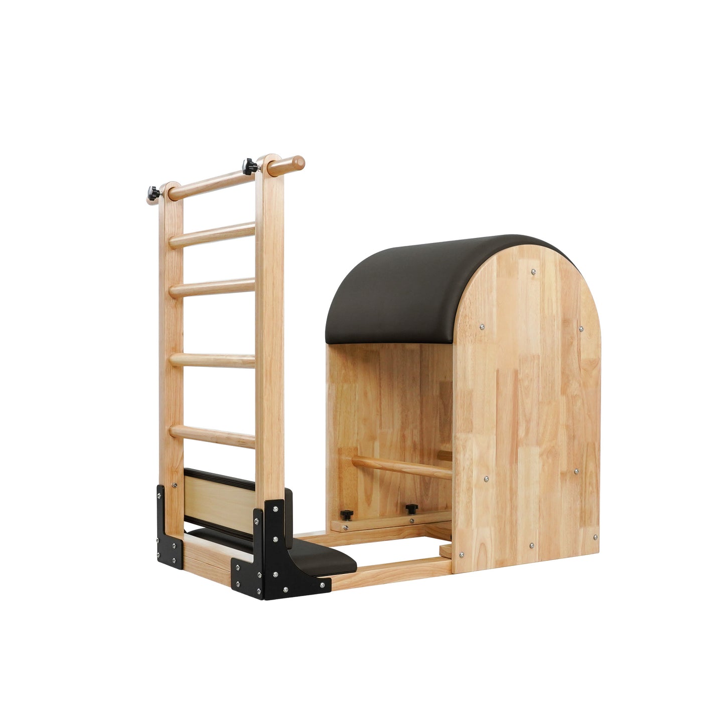 1GKU Oak Wood Ladder Barrel Black