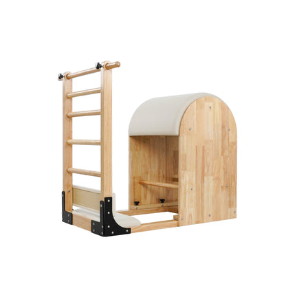 1GKU Oak Wood Ladder Barrel White