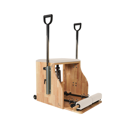Oak Wood Wunda Chair Pilates White image 2