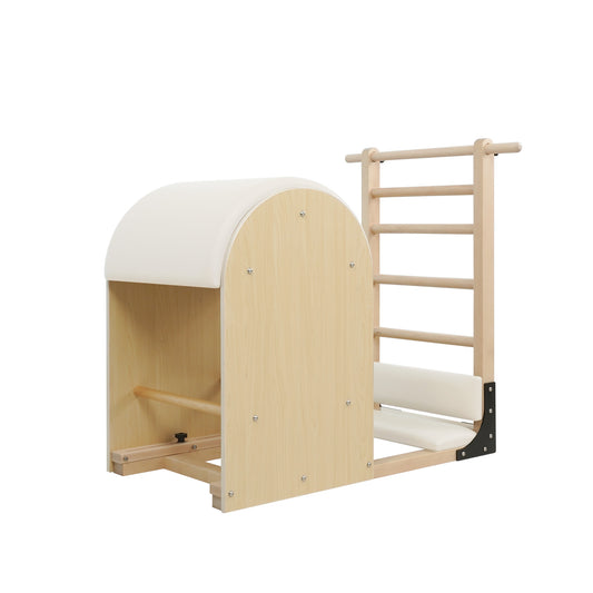 1GKU Maple Pilates Ladder Barrel White image 2