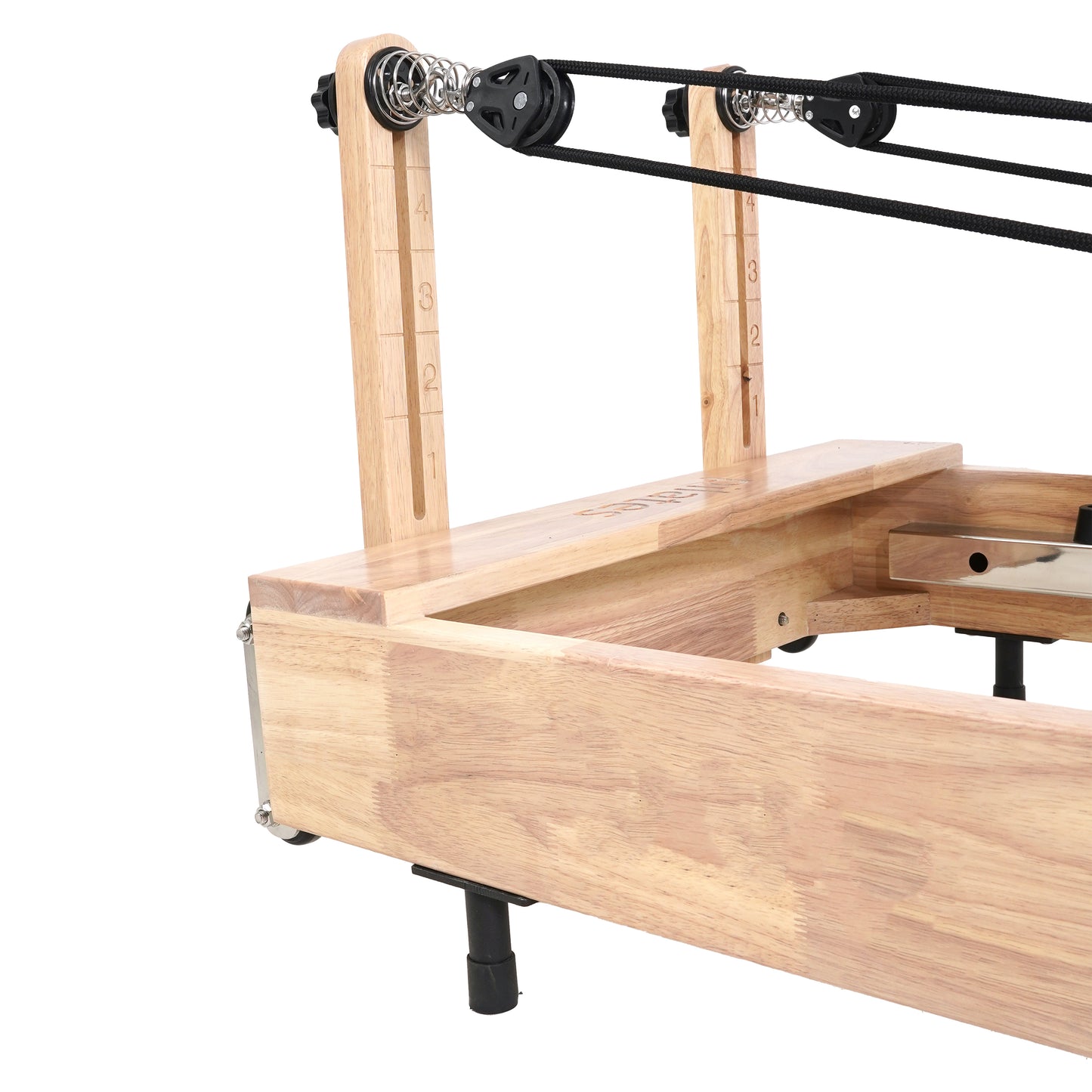 1GKU Collapsible Classic Pilates Reformer Black