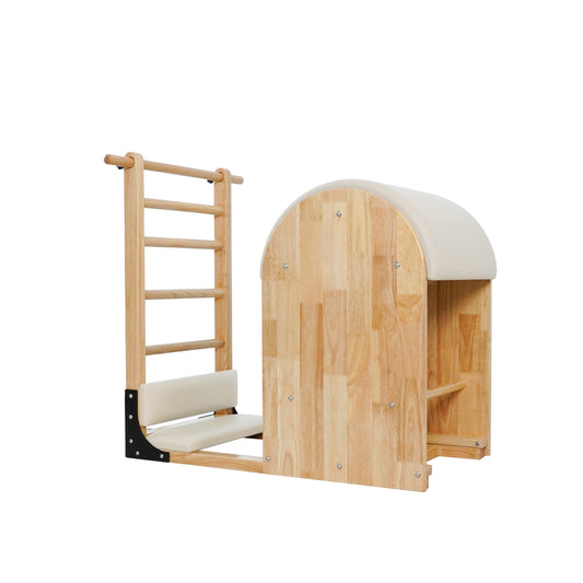 1GKU Oak Wood Ladder Barrel White image 3