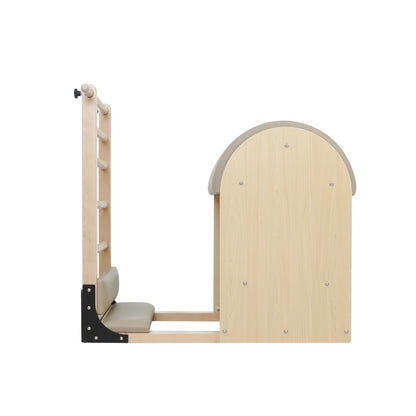 1GKU Maple Pilates Ladder Barrel Latte