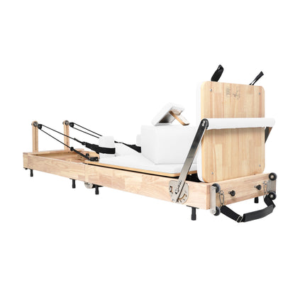 1GKU Collapsible Classic Pilates Reformer White