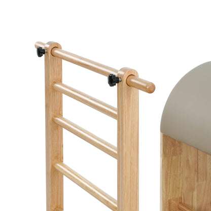 1GKU Oak Wood Ladder Barrel Latte