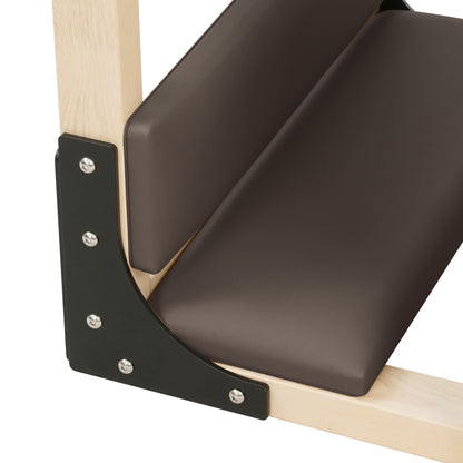 1GKU Maple Pilates Ladder Barrel Mocha