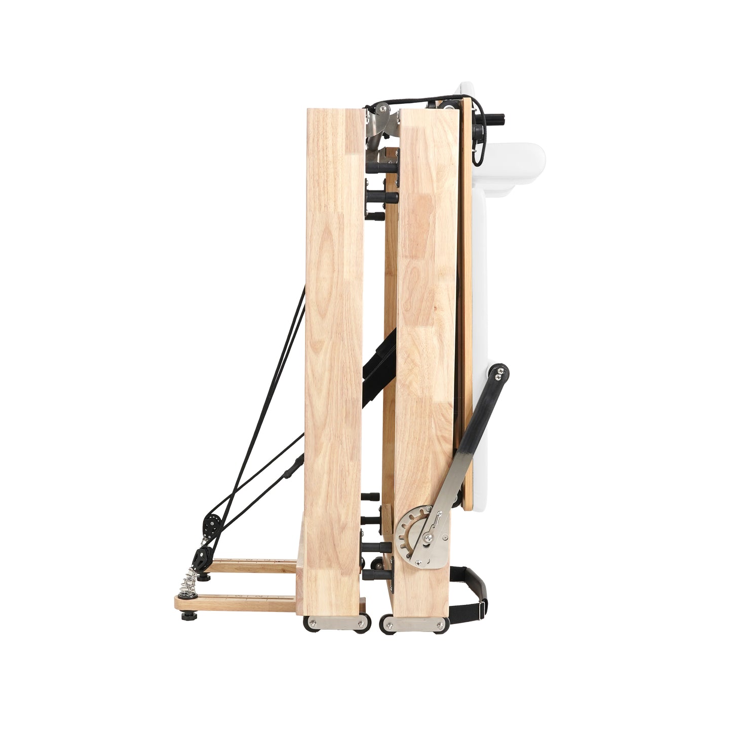 1GKU Collapsible Classic Pilates Reformer White