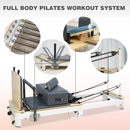 Foldable Aluminum Pilates Reformer