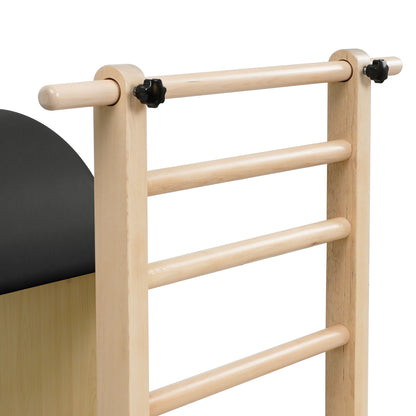 1GKU Maple Pilates Ladder Barrel Black