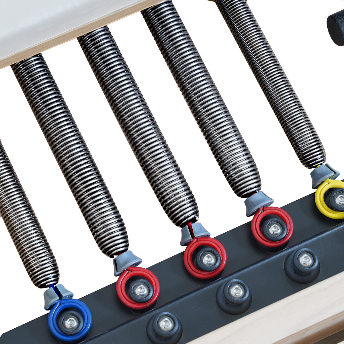 1GKU Wood-Leg Foldable Pilates Reformer White