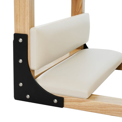 1GKU Oak Wood Ladder Barrel White