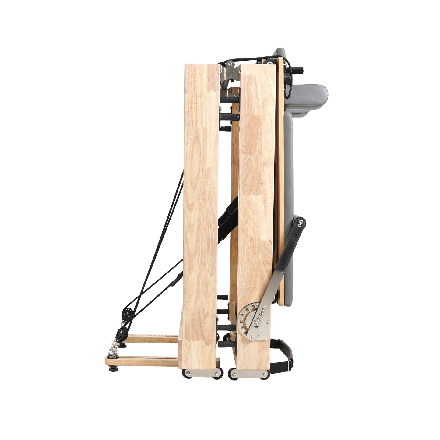 1GKU Collapsible Classic Pilates Reformer Grey