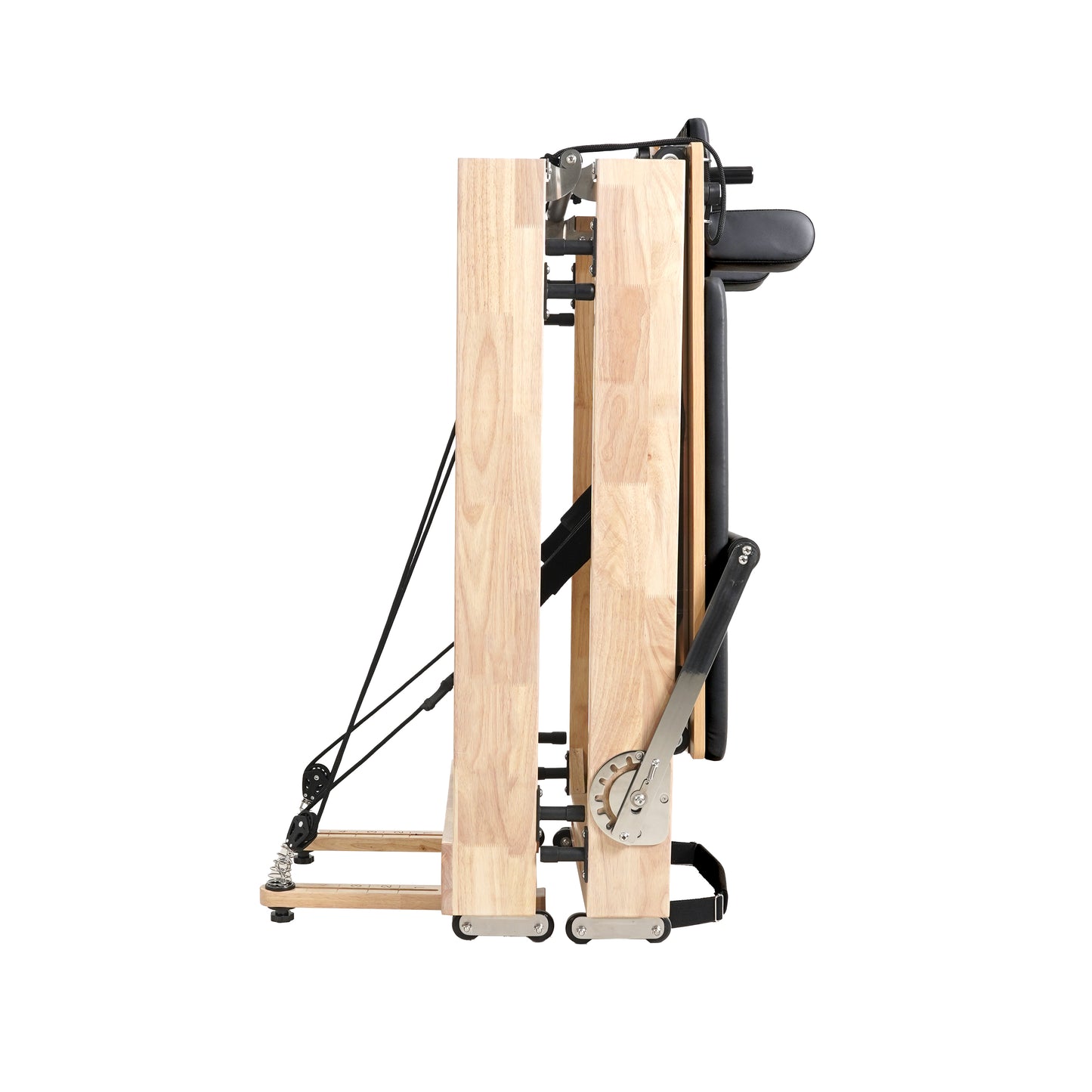 1GKU Collapsible Classic Pilates Reformer Black