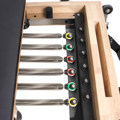 1GKU Collapsible Classic Pilates Reformer Black
