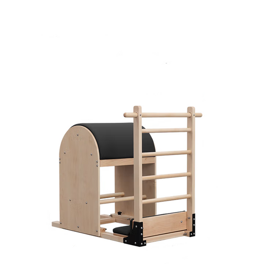 1GKU Maple Pilates Ladder Barrel Black