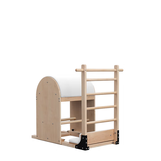 1GKU Maple Pilates Ladder Barrel White